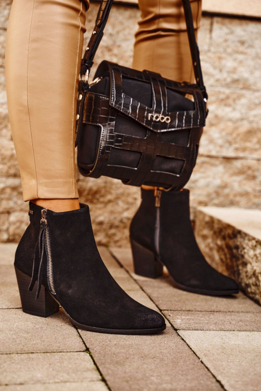 Stivali neri con tacco alto Big Star