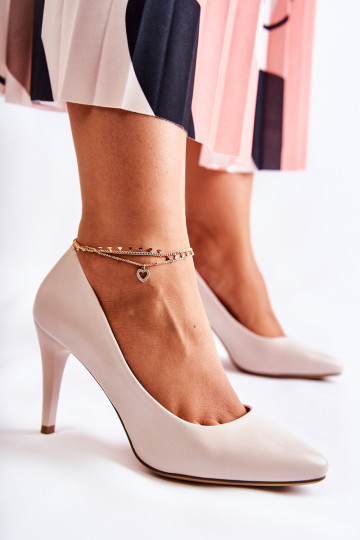 scarpe col tacco alto in...