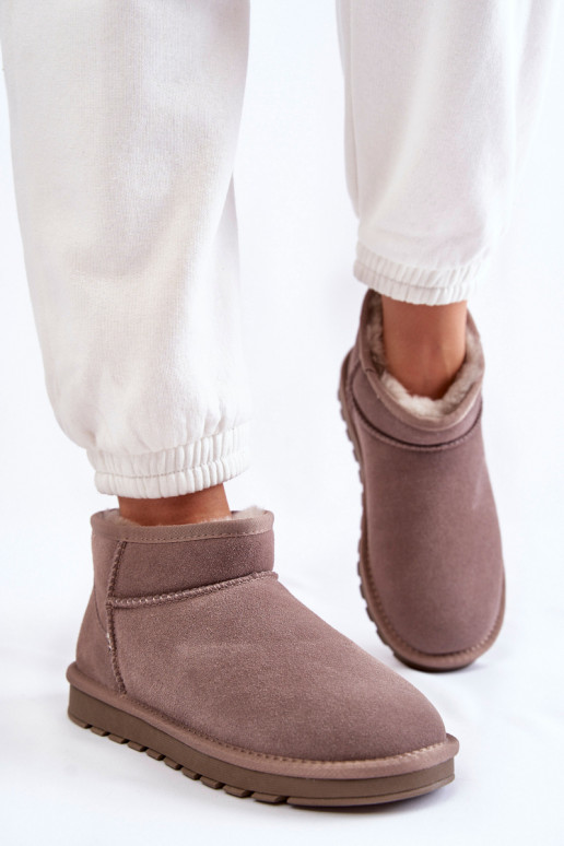 Doposci in pelle scamosciata nel... Doposci in pelle scamosciata nel...