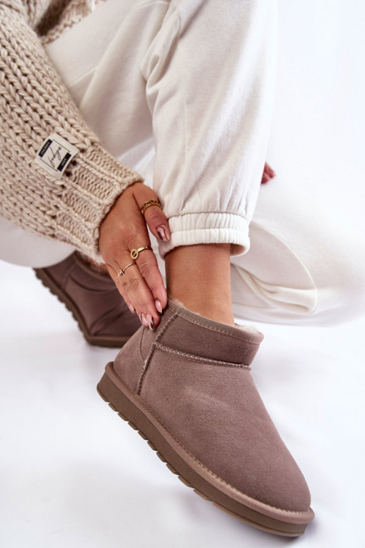 Doposci in pelle scamosciata nel... Doposci in pelle scamosciata nel...