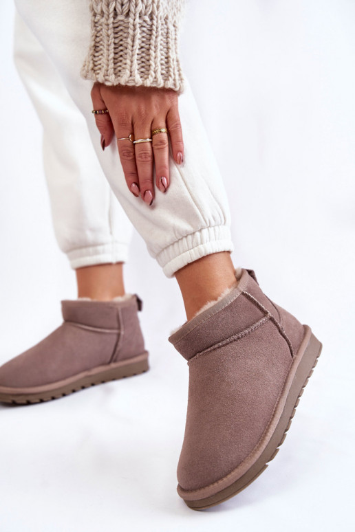 Doposci in pelle scamosciata nel... Doposci in pelle scamosciata nel...