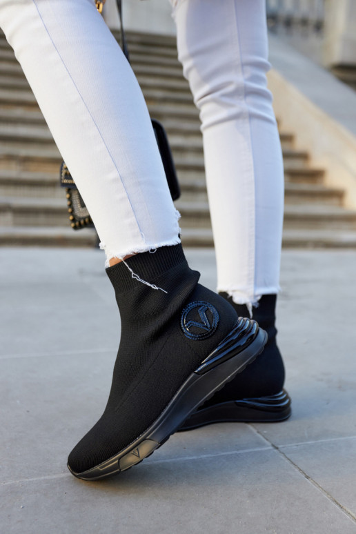 Scarpe sportive in tessuto nero Runaway