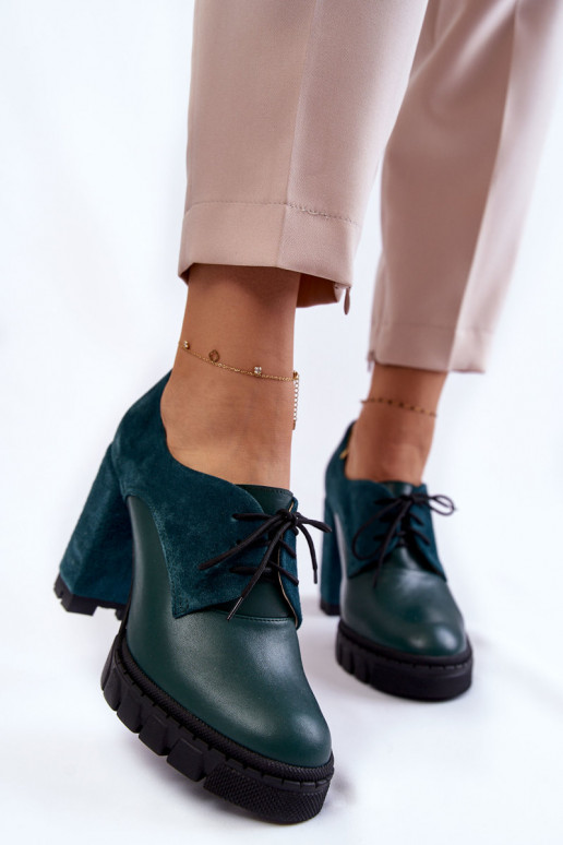 Stivali in camoscio con plateau in... Stivali in camoscio con plateau in...