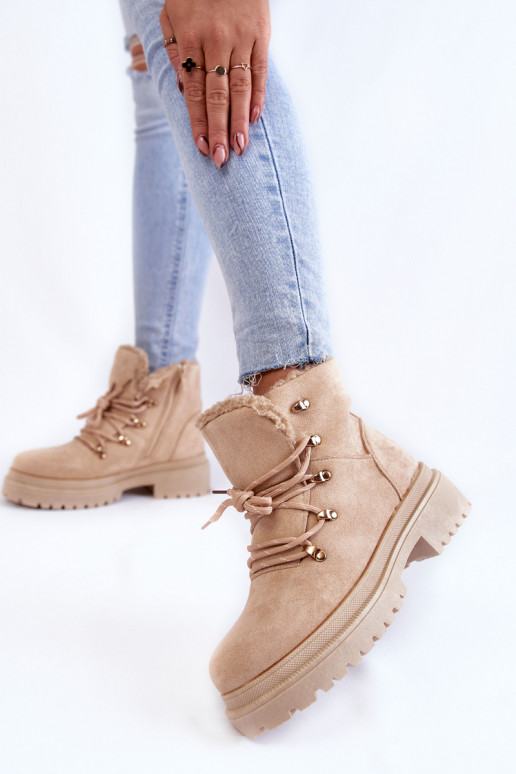 Stivali Bellita in camoscio beige Stivali Bellita in camoscio beige