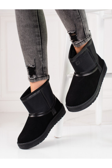 Doposci da donna in camoscio nero BIG STAR