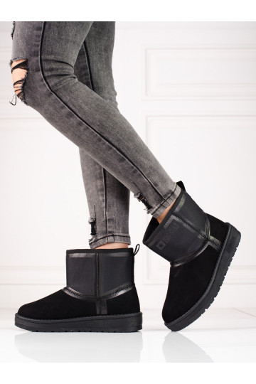 Doposci da donna in camoscio nero BIG STAR 2