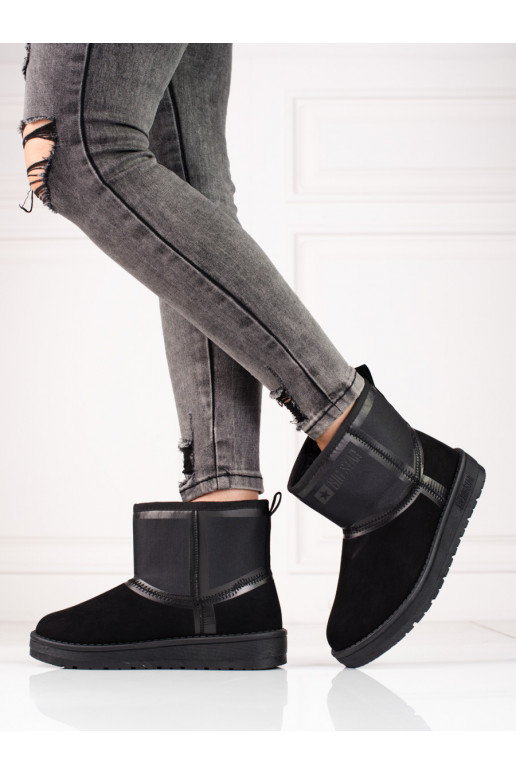 Doposci da donna in camoscio nero BIG STAR