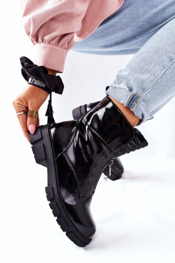 Stivali scarpe nere Nobleford