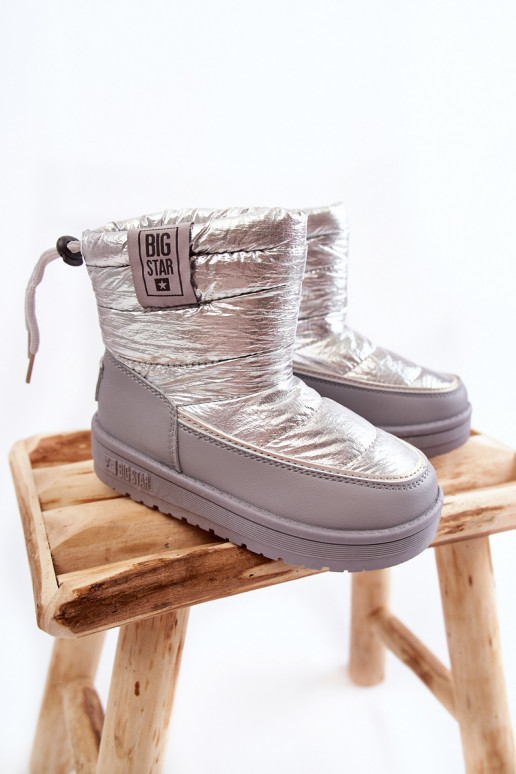 Doposci per bambini grigi e argento Big Star