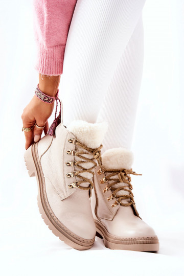 Stivaletti Khaleni da donna di colore beige