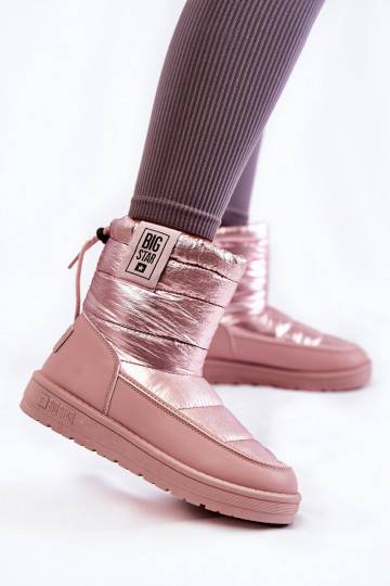 Doposci riscaldati rosa Big Star da donna 2