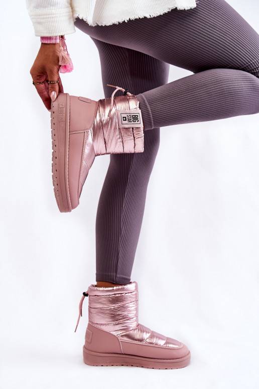 Doposci riscaldati rosa Big Star da donna