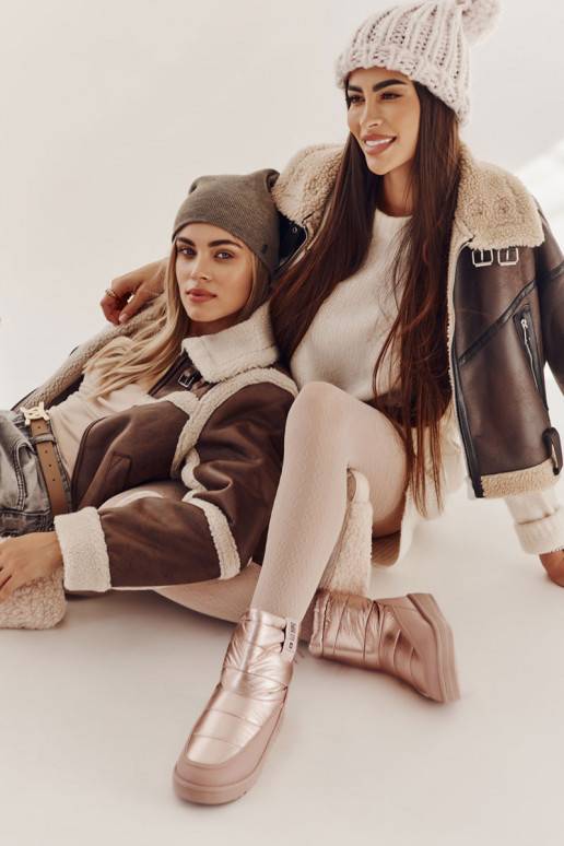 Doposci riscaldati rosa Big Star da... Doposci riscaldati rosa Big Star da...