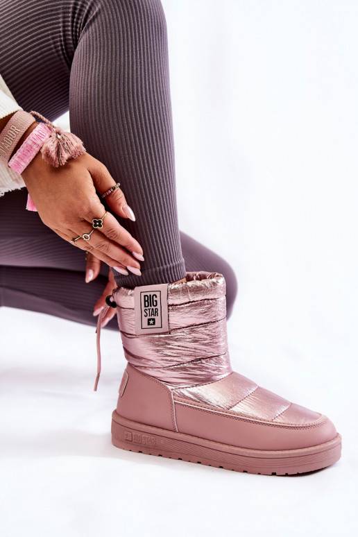 Doposci riscaldati rosa Big Star da... Doposci riscaldati rosa Big Star da...