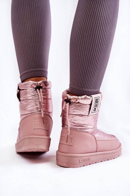 Doposci riscaldati rosa Big Star da donna