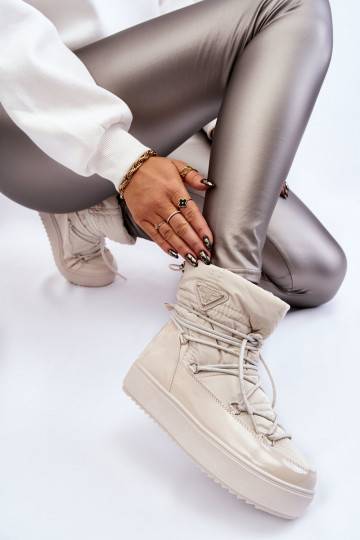 Stivali da neve con lacci... 2