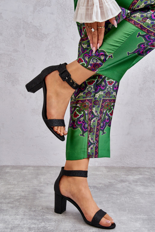 Maxim tacco alto nero lucido