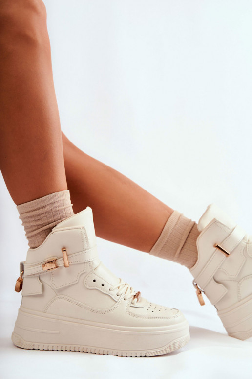 Scarpe sportive riscaldate beige Lexa