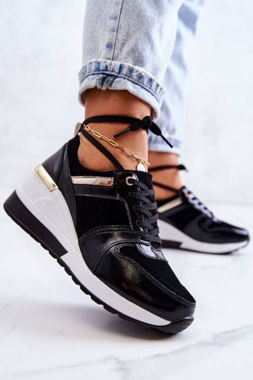 Scarpe sportive bianche e nere Rayana... Scarpe sportive bianche e nere Rayana...