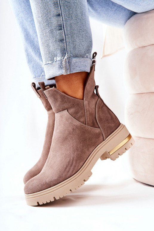 Stivali riscaldati color cappuccino... Stivali riscaldati color cappuccino...