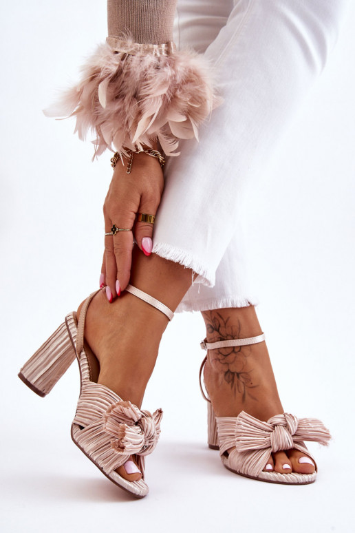 Scarpe col tacco Callum con nastri...