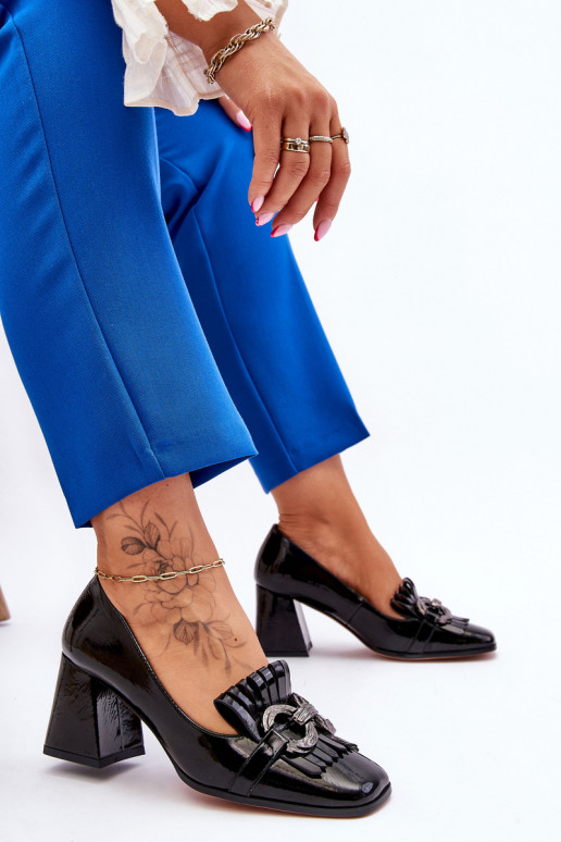 Scarpe classiche nere con tacco Mercy Scarpe classiche nere con tacco Mercy