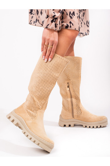 Scarpe lunghe da donna Potocki colore beige