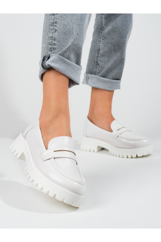 Scarpe bianche da donna Shelovet con plateau