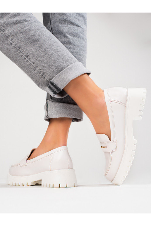 Scarpe bianche da donna Shelovet con plateau