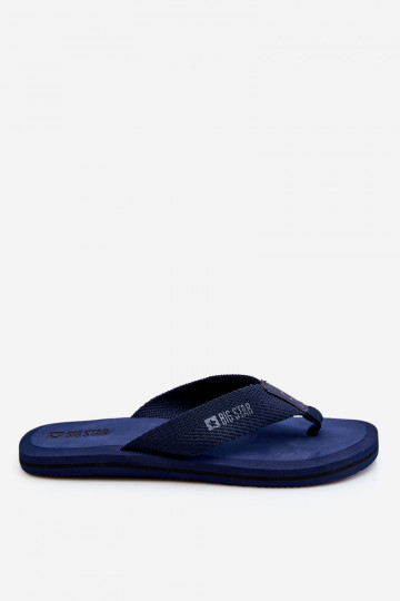 Ciabatte da uomo blu scuro Big Star in stile giapponese 2