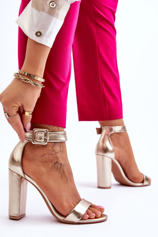 Scarpe col tacco color oro Georgina Scarpe col tacco color oro Georgina