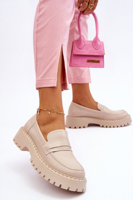 Mocassini beige Big Star Mocassini beige Big Star