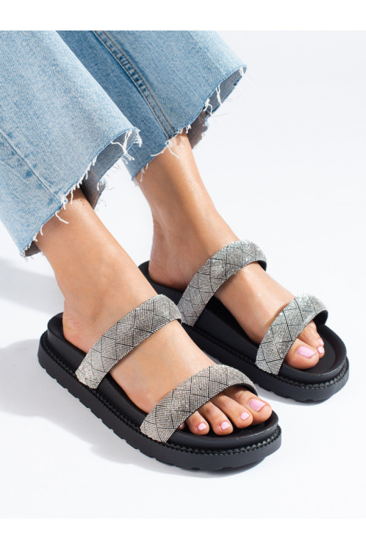 Sandali da donna di colore nero Shelovet