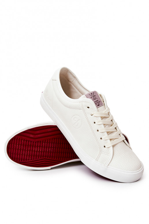 Scarpe casual da uomo in colore bianco Cross Jeans