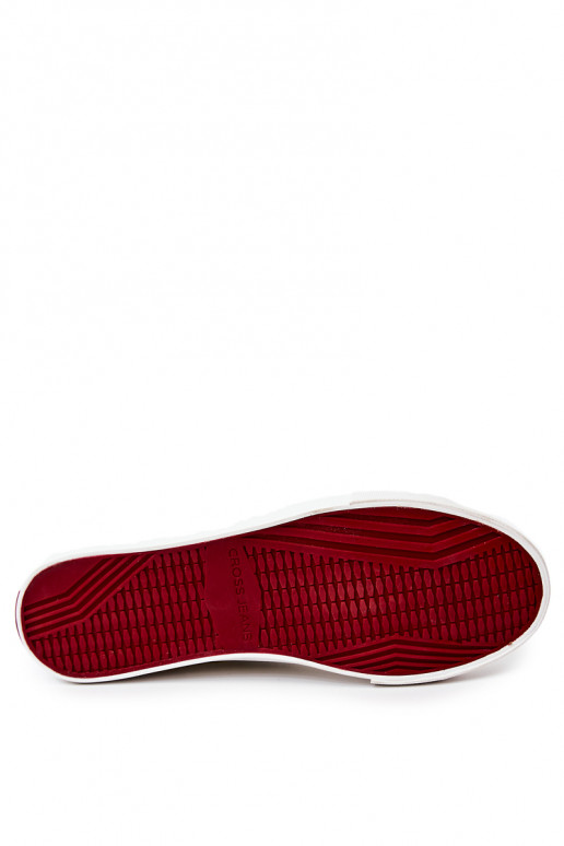 Scarpe casual da uomo in colore bianco Cross Jeans