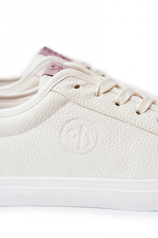 Scarpe casual da uomo in colore bianco Cross Jeans