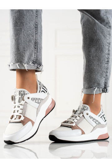 Scarpe casual bianche da...