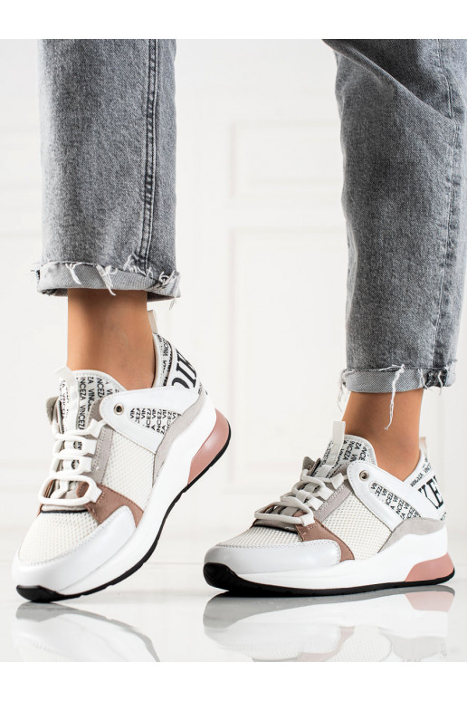 Scarpe casual bianche da donna Vinceza