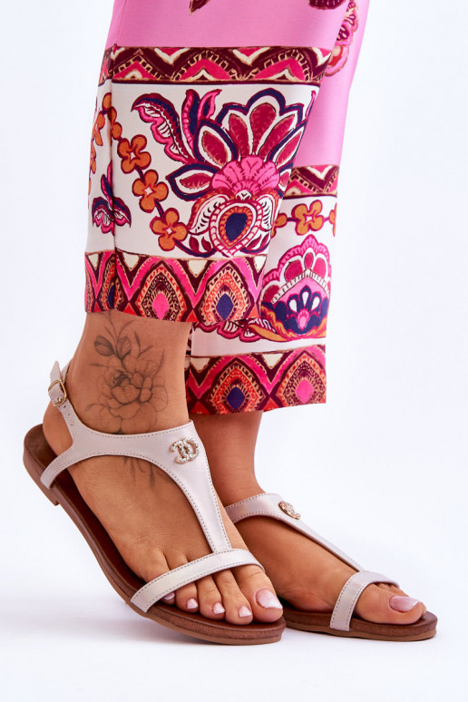 Sandali bassi S.Barski color sabbia... Sandali bassi S.Barski color sabbia...