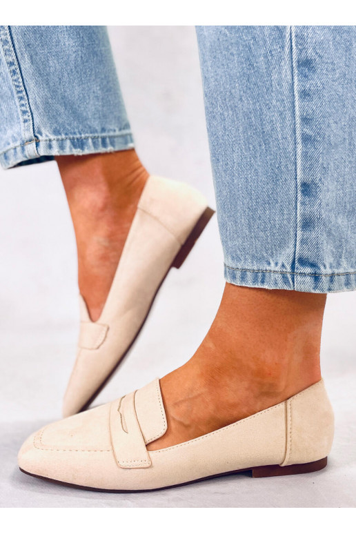 Mocassini in camoscio CLASS BEIGE