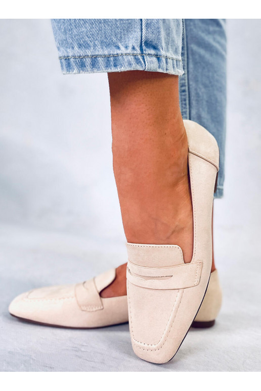 Mocassini in camoscio CLASS BEIGE