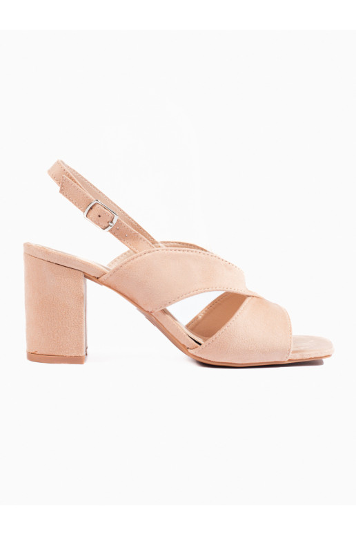 Scarpe in camoscio beige Vinceza