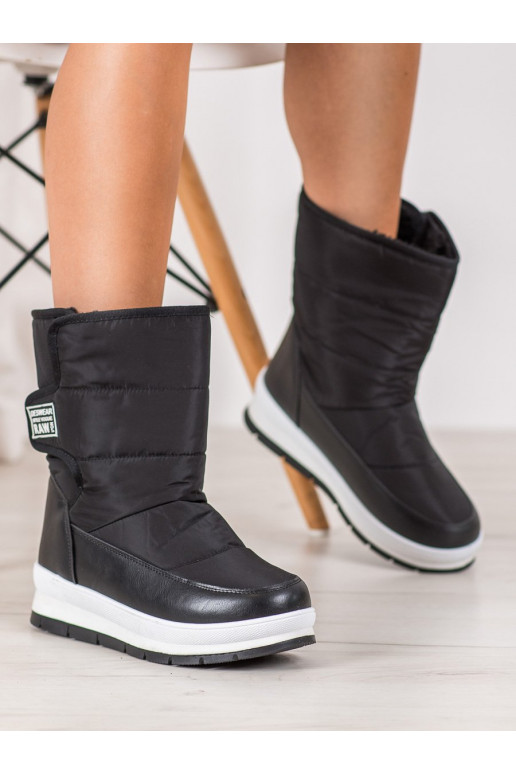 Doposci neri con chiusure adesive...