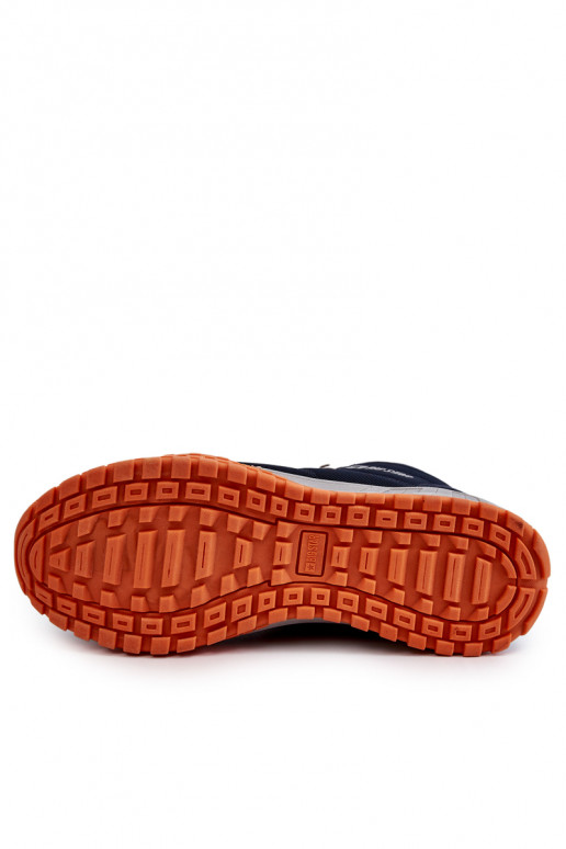 Scarponi da trekking da uomo in Memory Foam Big Star blu scuro