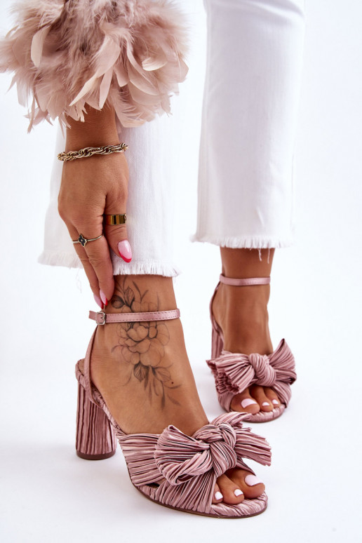 Scarpe con tacco alto Callum beige da donna
