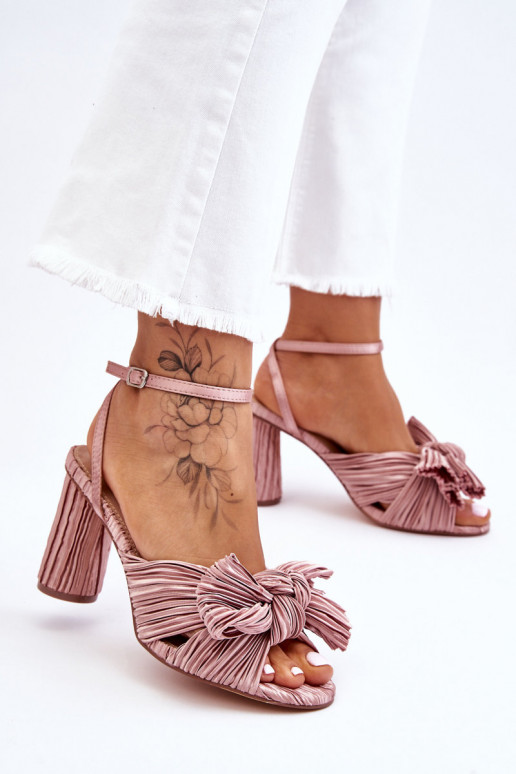 Scarpe con tacco alto Callum beige da donna