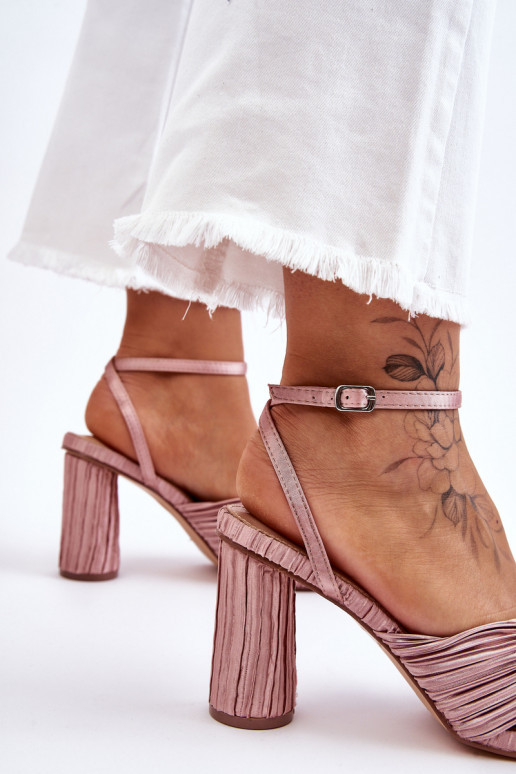 Scarpe con tacco alto Callum beige da donna