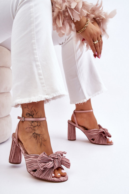 Scarpe con tacco alto Callum beige da donna