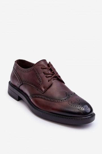 Stivali marroni da uomo nello stile elegante di Gustavo 2