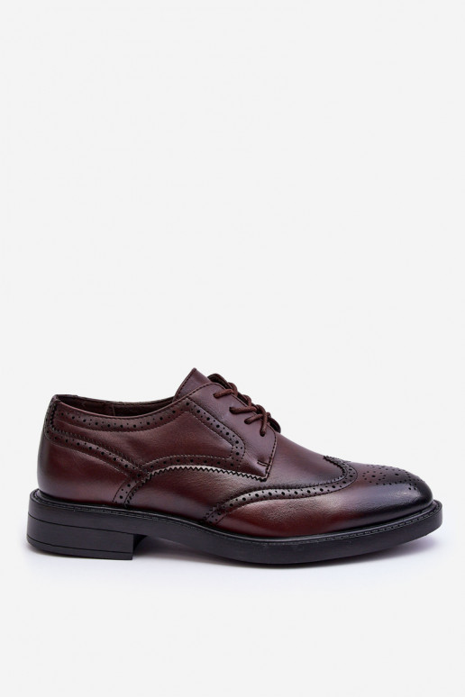Stivali marroni da uomo nello stile elegante di Gustavo
